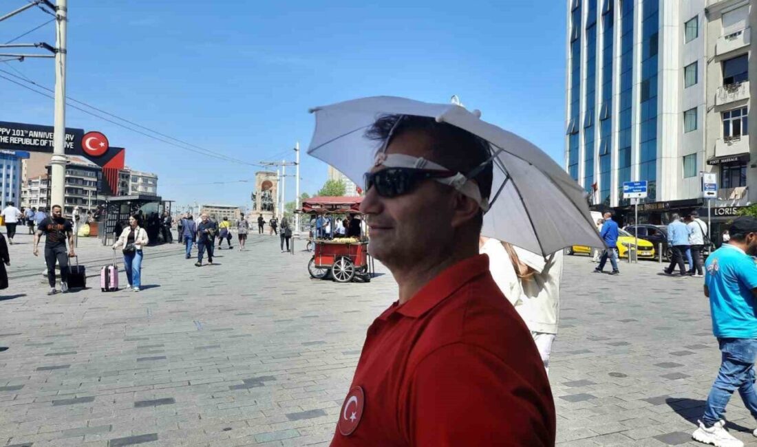 İstanbul’a bahar geldi, sıcak hava bunalttı İstanbul’da soğuklar yerini bahar havasına bırakırken, öğle saatlerinde artan hava