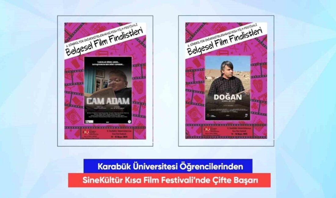 KBÜ öğrencilerinden SineKültür Kısa Film Festivali’nde çifte başarı Karabük Üniversitesi(KBÜ) öğrencileri, İstanbul Kültür Üniversitesi tarafından düzenlenen SineKültür Kısa