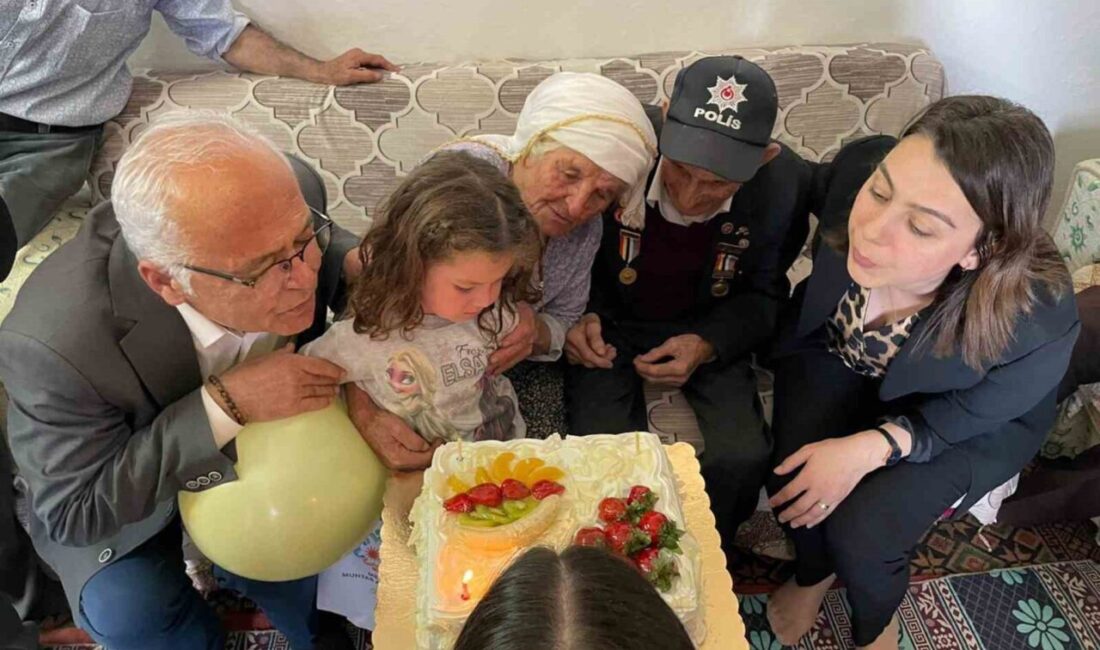 Kore Gazisine 95’inci yaş günü kutlaması Muğla Büyükşehir Belediyesi, Kore Gazisi Mehmet Gün’ün 95. yaş gününü