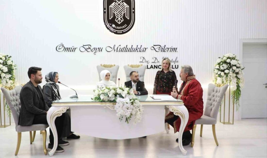 Melikgazi Belediyesi’nde 1 günde 60 nikah gerçekleşti Melikgazi Belediyesi; yenilenen nikah salonunun açılışını 05.05.2025’te gerçekleştirerek 1 günde