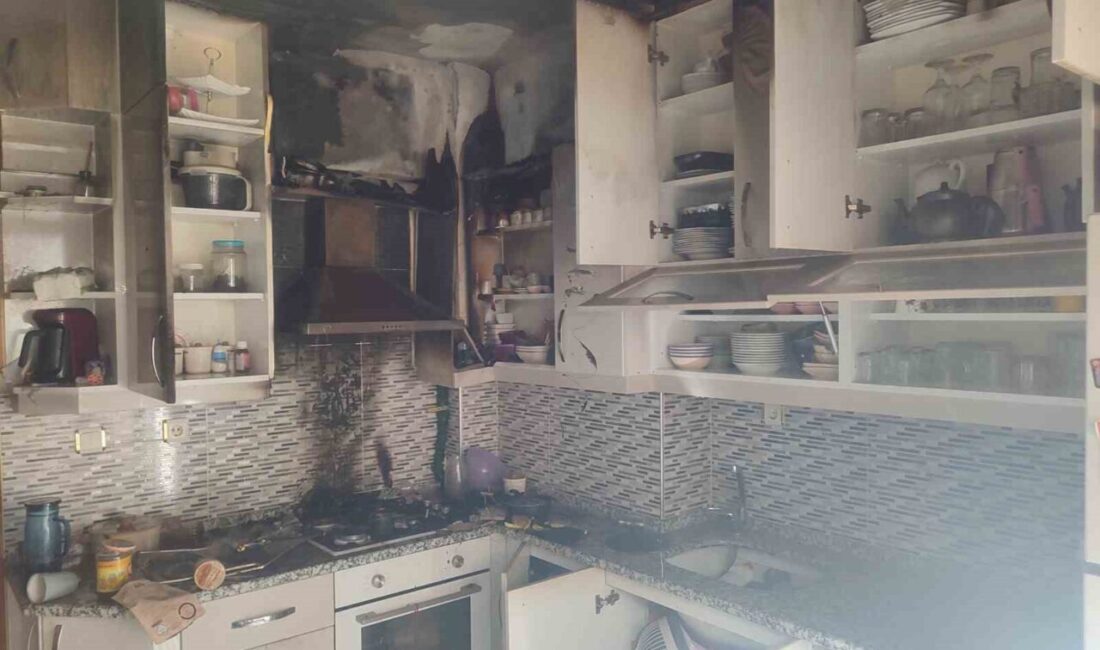 Mutfakta çıkan yangın evi küle çeviriyordu Kastamonu’nun Tosya ilçesinde bir evin mutfak kısmında çıkan yangın, itfaiye