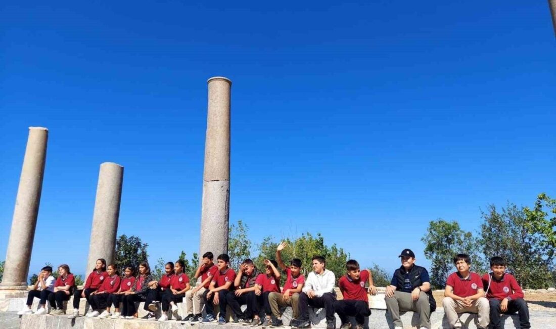 Öğrenciler tarihe yolculuk etti Antalya’nın Gazipaşa ilçesinde “Torosun Kaşifleri Kültürü ile Büyüyor Projesi” kapsamında