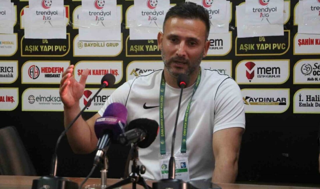 Oğuzhan Türk: “Zor günlerden geçiyoruz” Şanlıurfaspor Teknik Sorumlusu Oğuzhan Türk, Erzurumspor FK’ya yenildikleri maçın ardından