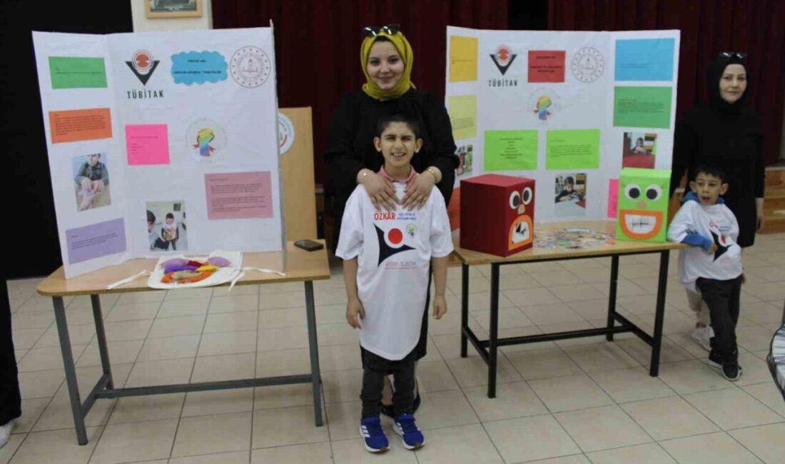 Özel öğrencilerden özel projeler ÖZKAR Özel Eğitim Uygulama Merkezi’nde eğitim gören özel ihtiyaçlı öğrencilerin