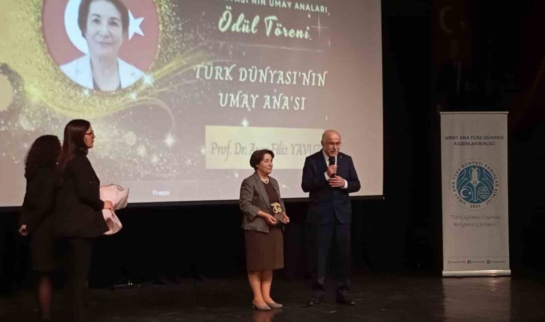 Türk Dünyası Umay Anaları ödül töreni gerçekleşti Umay Ana Türk Dünyası Birliği tarafından düzenlenen “Türk Dünyasının Umay