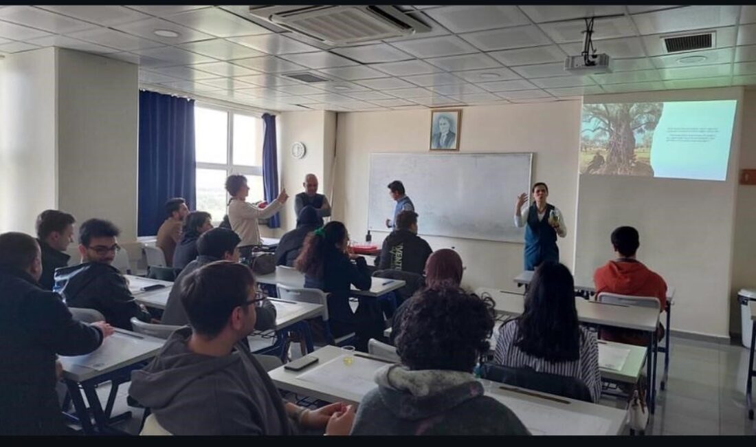 Üniversite öğrencileri, zeytinyağı tadımı yaptı Balıkesir Üniversitesi Burhaniye Uygulamalı Bilimler Fakültesi (BUBFA) Turizm İşletmeciliği Bölümü’nde