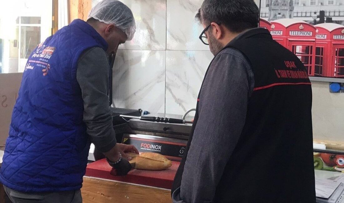 Uşak’ta gıda üretimi ve satış yapan işletmelere sıkı denetim Uşak İl Tarım ve Orman Müdürlüğü’ne bağlı ekiplerce gıda üretimi