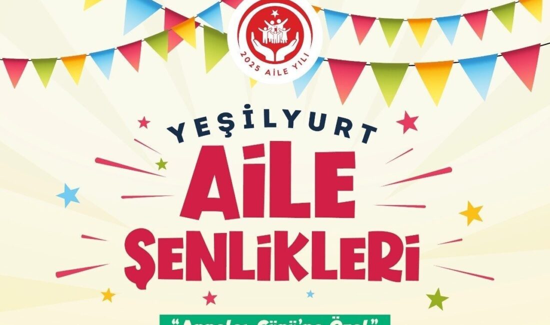 Yeşilyurt Aile Şenlikleri Beylerderesi Şehir Parkı’nda yapılacak Yeşilyurt Belediyesi, Anneler Günü’nü renkli ve coşkulu etkinliklerle kutlamak amacıyla