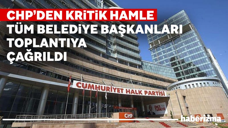 Cumhuriyet Halk Partisi, son dönemde partili belediyelere yönelik art arda