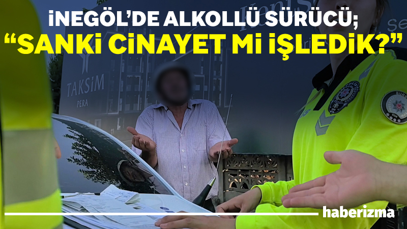 Bursa’nın İnegöl ilçesinde polis ekiplerince durdurulan sürücü alkollü çıktı. Alkollü