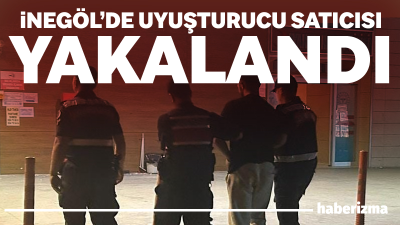 Bursa’nın İnegöl ilçesinde Jandarma komutanlığı ekipleri uyuşturucu satıcısını kovalamaca sonucu