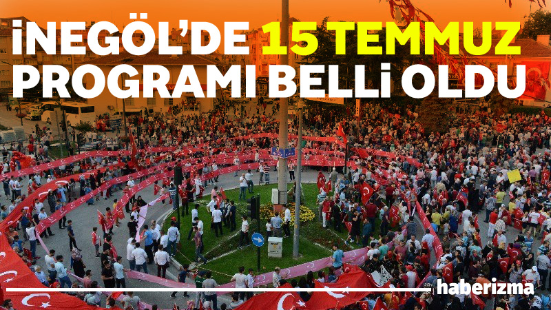 İnegöl Kaymakamlığı, 15 Temmuz Demokrasi ve Millî Birlik Günü dolayısıyla