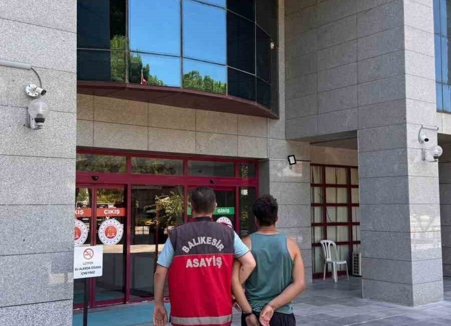 Balıkesir’de 104 yıl hapis cezası alarak firari durumda olan şahıs,