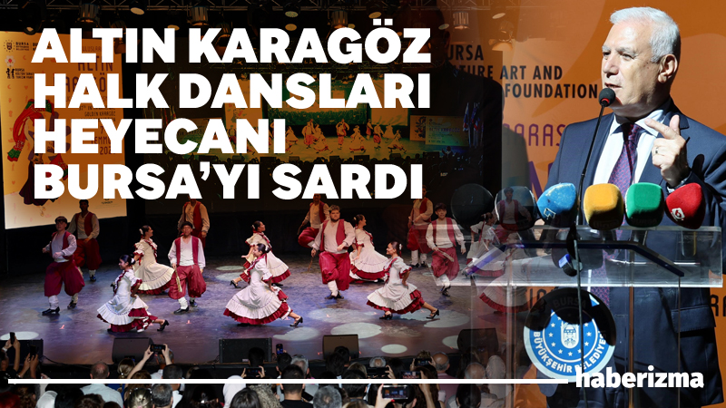 Bu yıl 37’ncisi düzenlenen Uluslararası Altın Karagöz Halk Dansları Yarışması,
