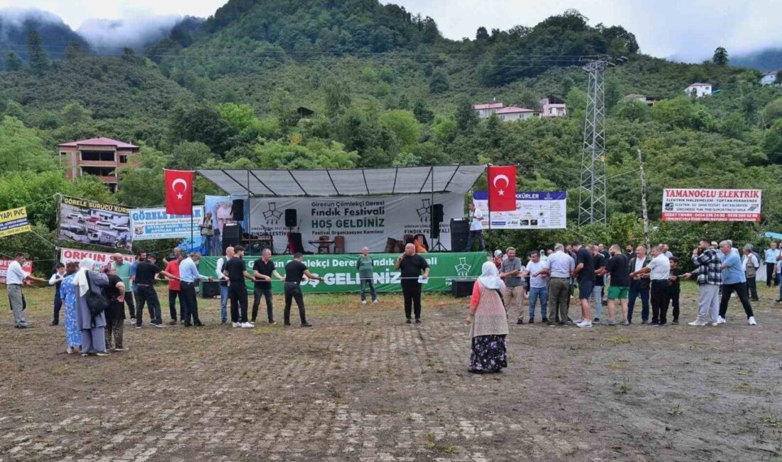 Giresun’un Görele ilçesinde 13. kez düzenlenen Çömlekçi Deresi Fındık Festivali