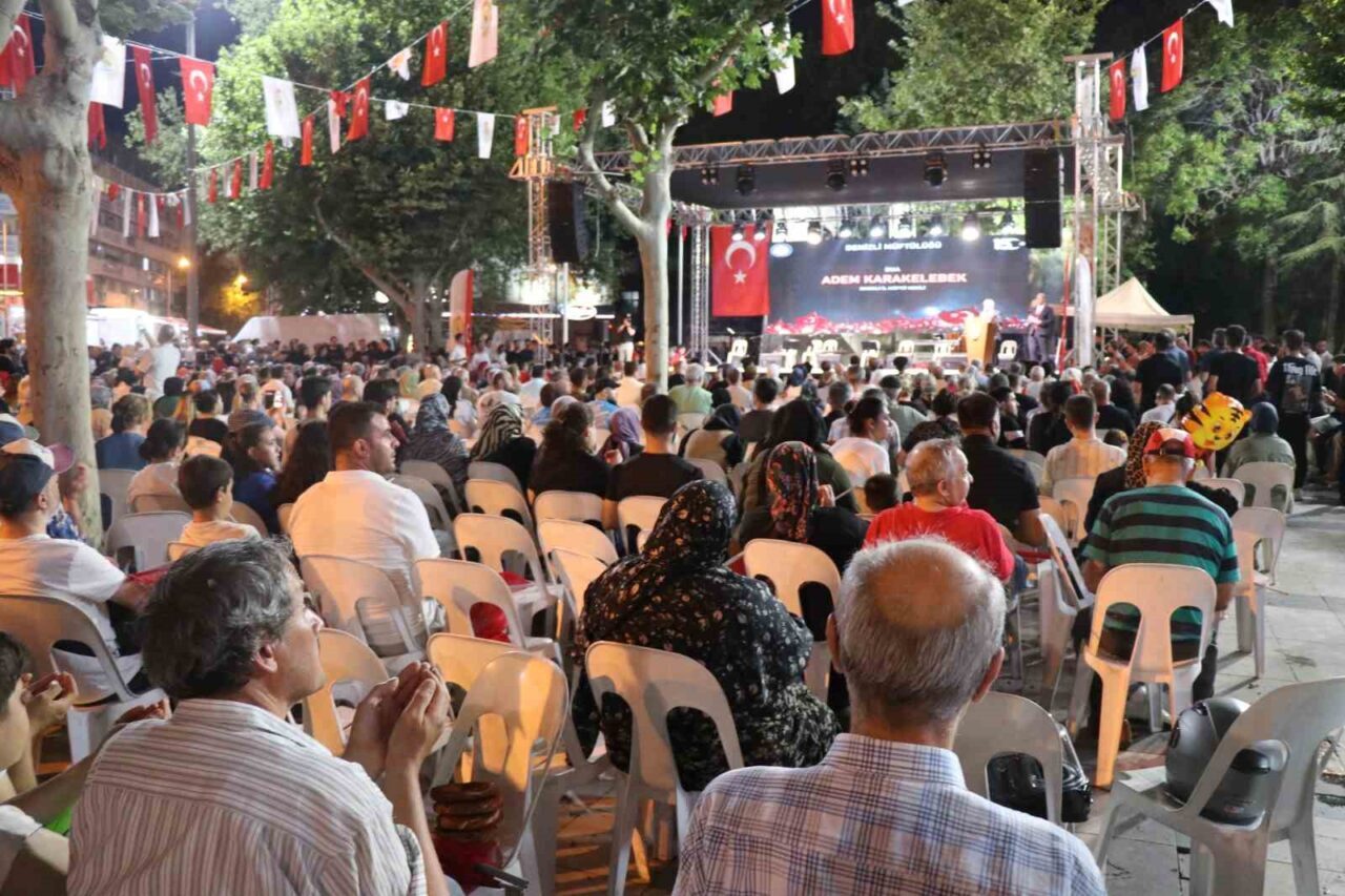 15 Temmuz Demokrasi ve Milli Birlik Günü kutlamaları kapsamında Denizli’de