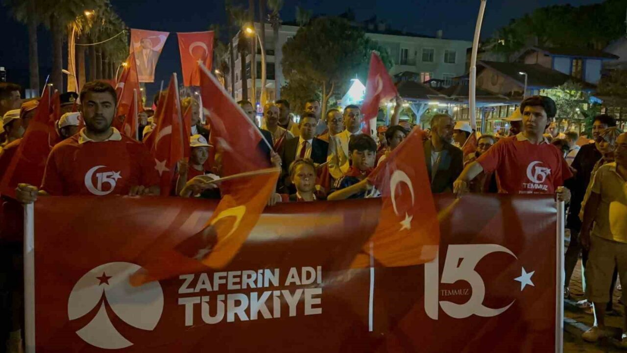 15 Temmuz Demokrasi ve Millî Birlik Günü, Muğla’nın Marmaris ilçesinde