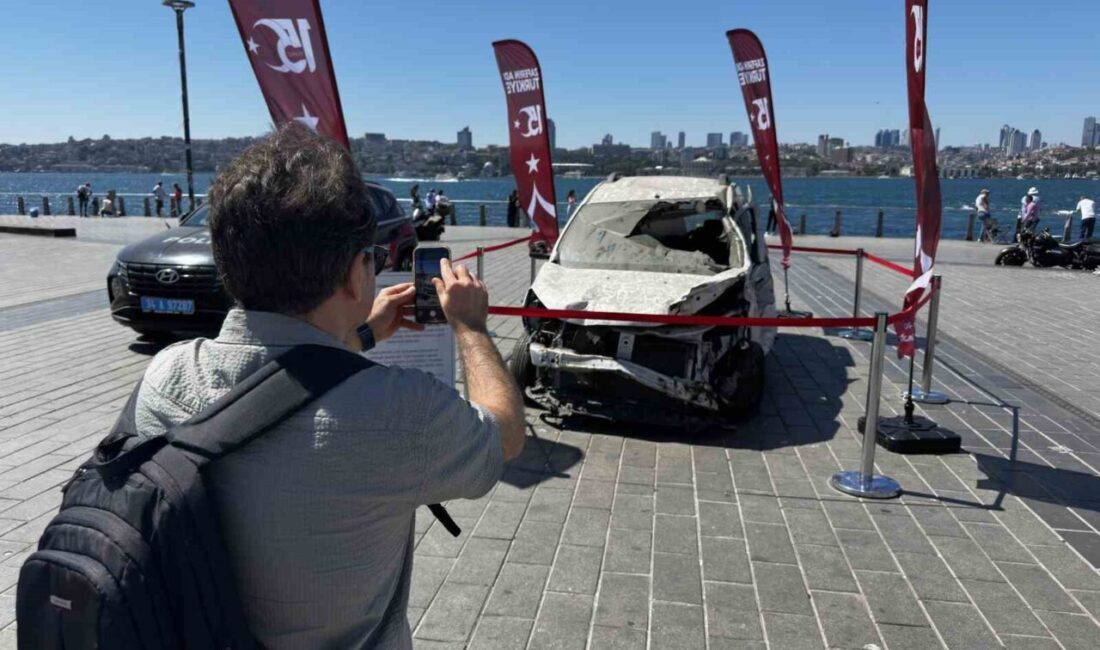 15 Temmuz darbe girişimi sırasında tankın ezdiği otomobil, hain kalkışmanın