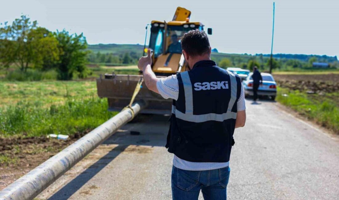 SASKİ, Söğütlü’de tamamladığı 3 bin 500 metrelik içme suyu hattı