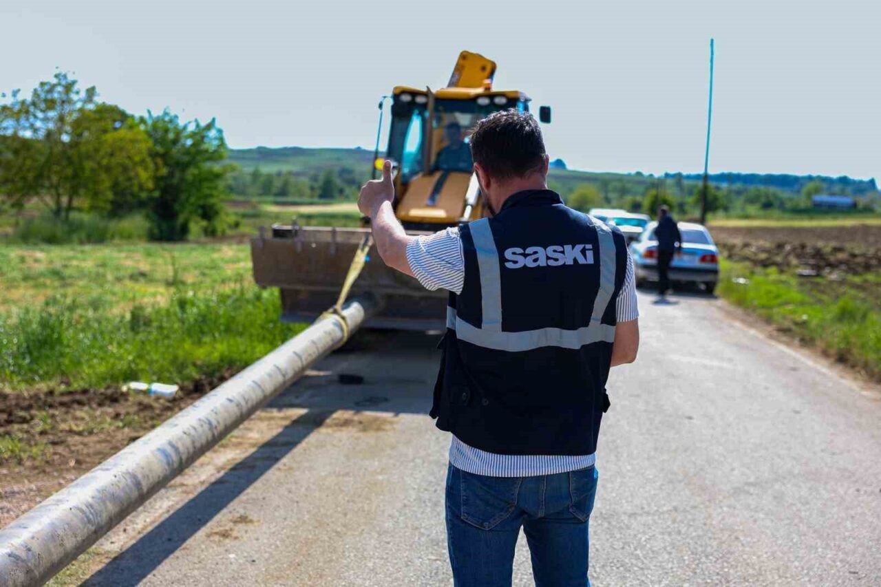 SASKİ, Söğütlü’de tamamladığı 3 bin 500 metrelik içme suyu hattı