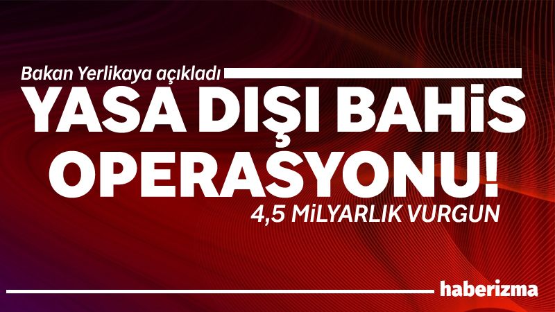 İstanbul’da yasa dışı bahse yönelik jandarma tarafından düzenlenen operasyonlarda 4