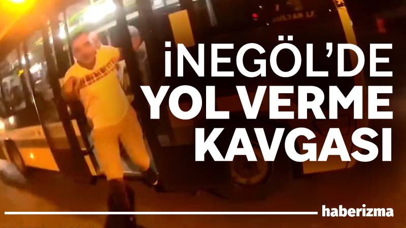 Bursa’nın İnegöl ilçesinde sollama yapan bir motosiklet sürücüsü, özel halk