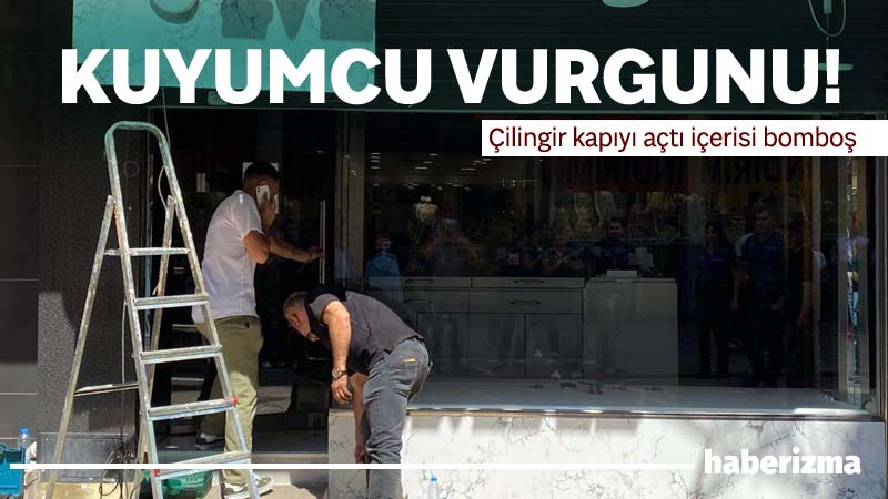 Kocaeli’nin İzmit ilçesinde milyonlarca liralık vurgun yaptığı iddia edilen kuyumcunun
