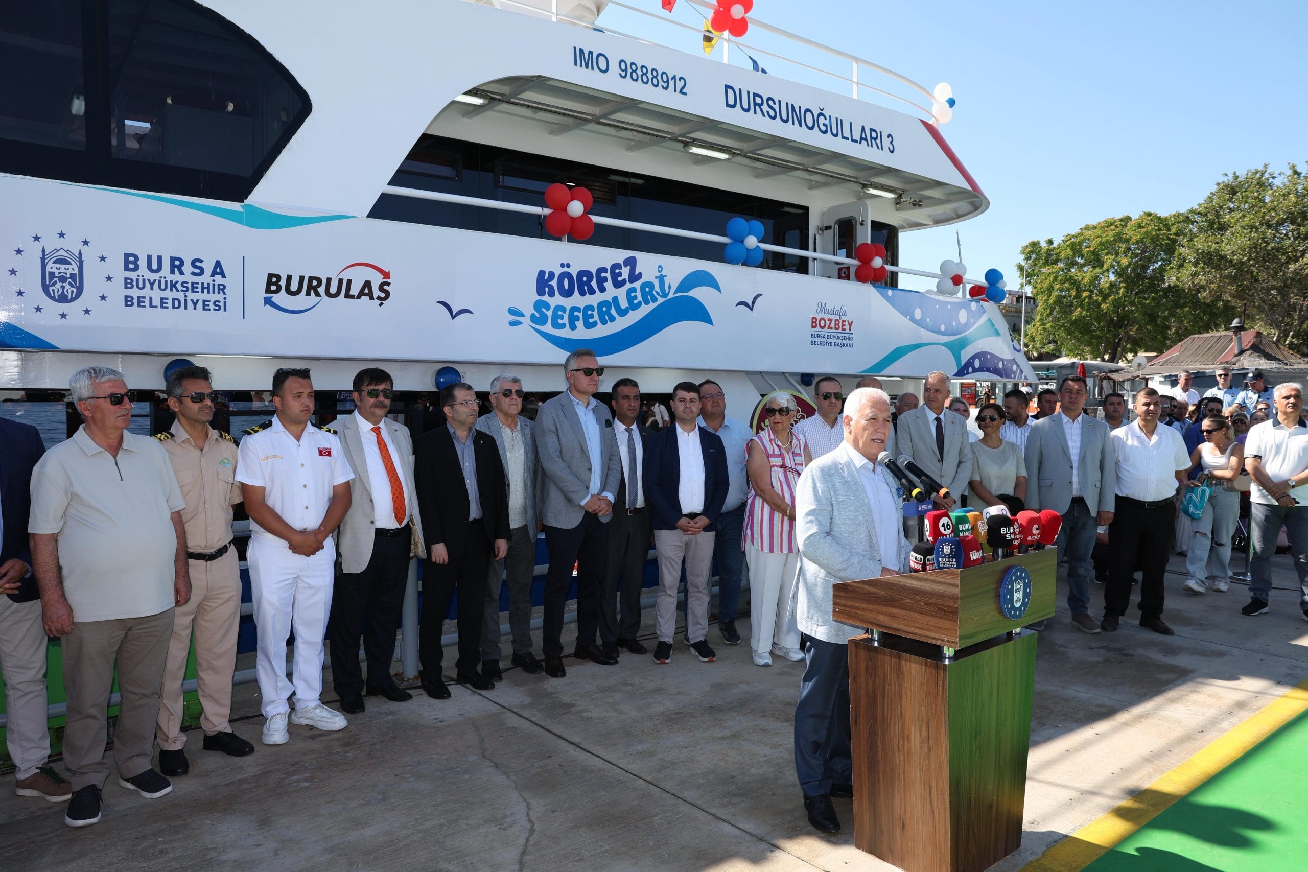 Bursa Büyükşehir Belediyesi tarafından deniz ulaşımını canlandırmak ve turizme katkı