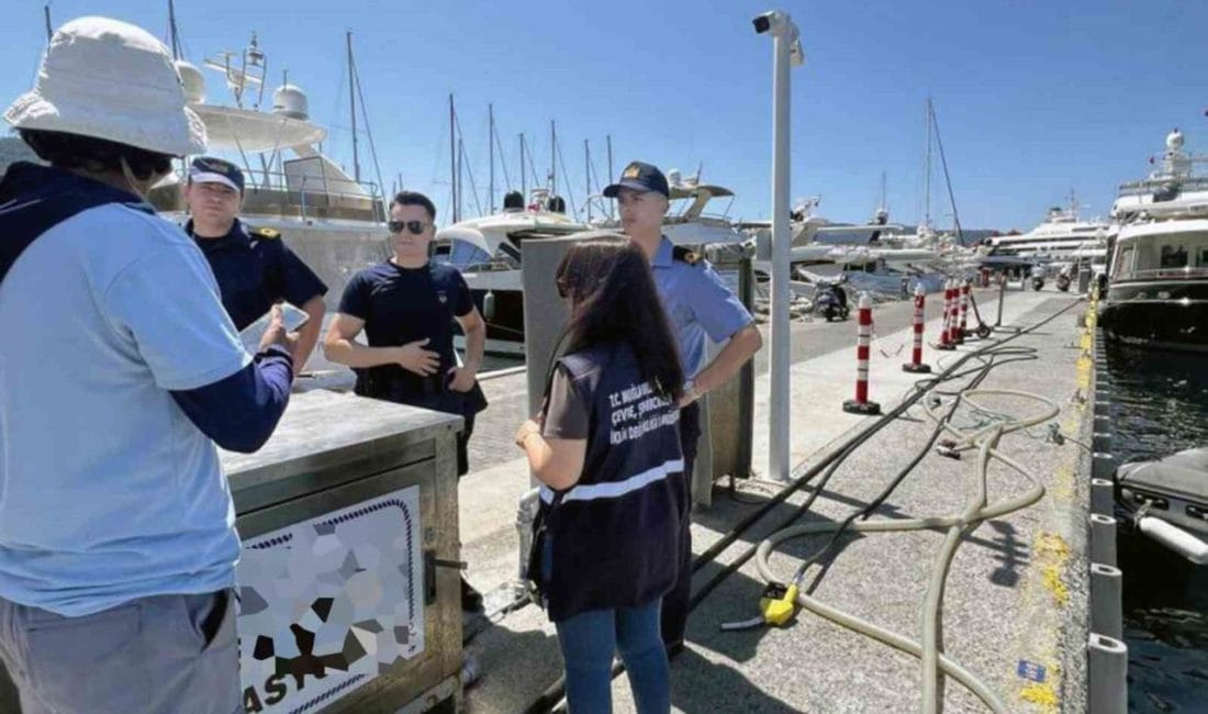 Çevre Şehircilik ve İklim Değişikliği Muğla Müdürlüğü ekipleri tarafından Marmaris