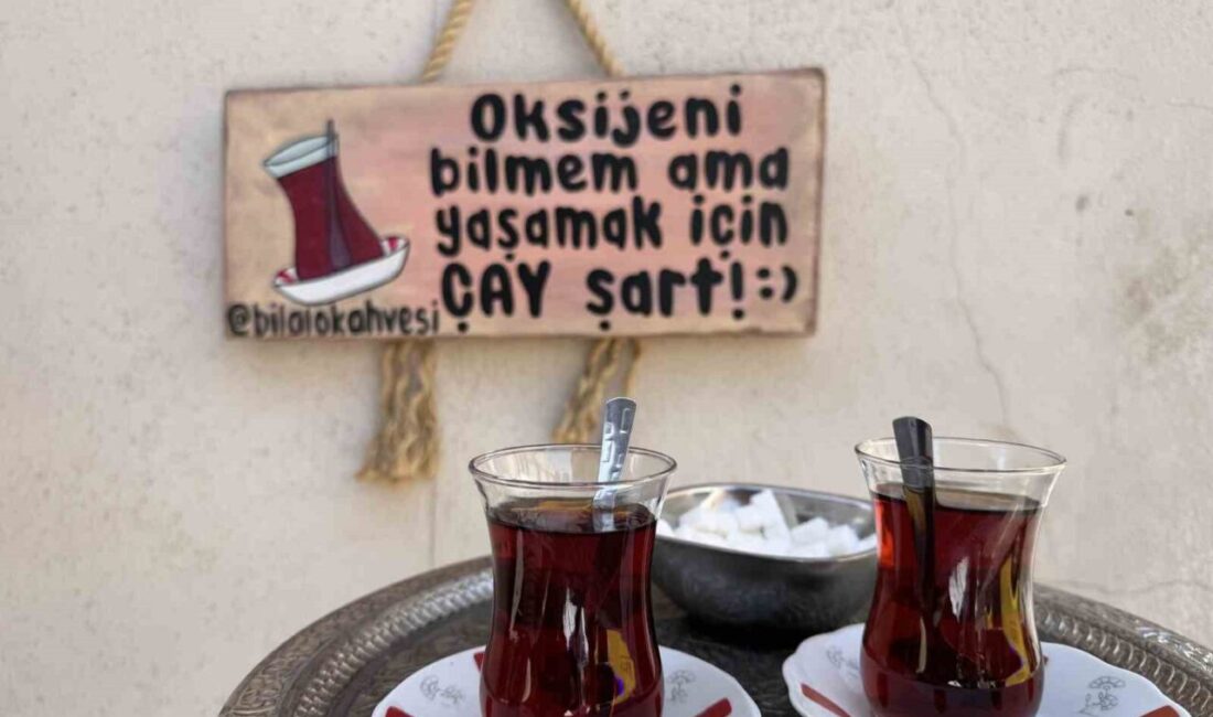 Mardin’in Artuklu ilçesinde 50 yıldır çaycılık yapan esnaf, bunaltıcı sıcaklarda