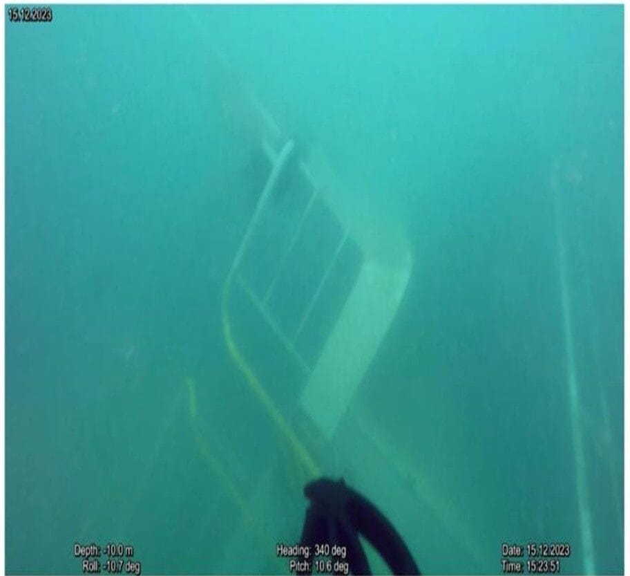 Zonguldak’ın Ereğli ilçesinde iki yıl önce fırtınada batan Kafkametler gemisiyle