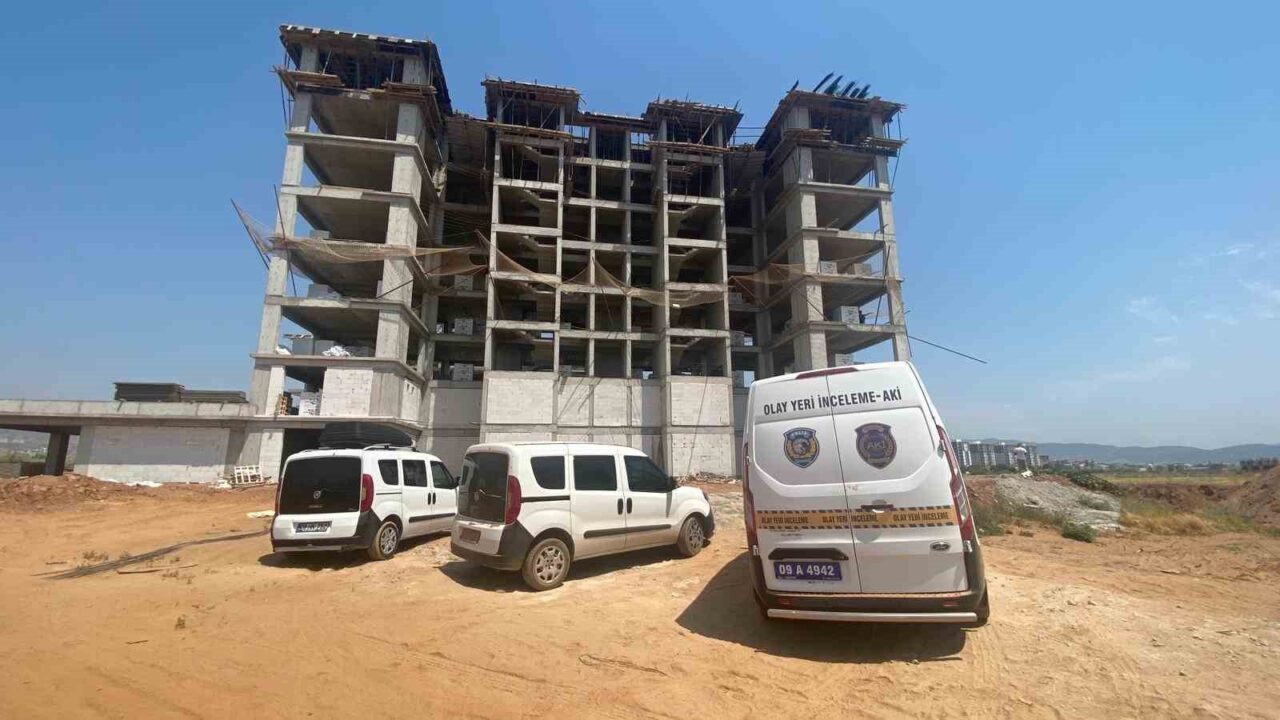 Aydın’ın Efeler ilçesinde bir kişi çalıştığı inşaatın 8’inci katından düştü.