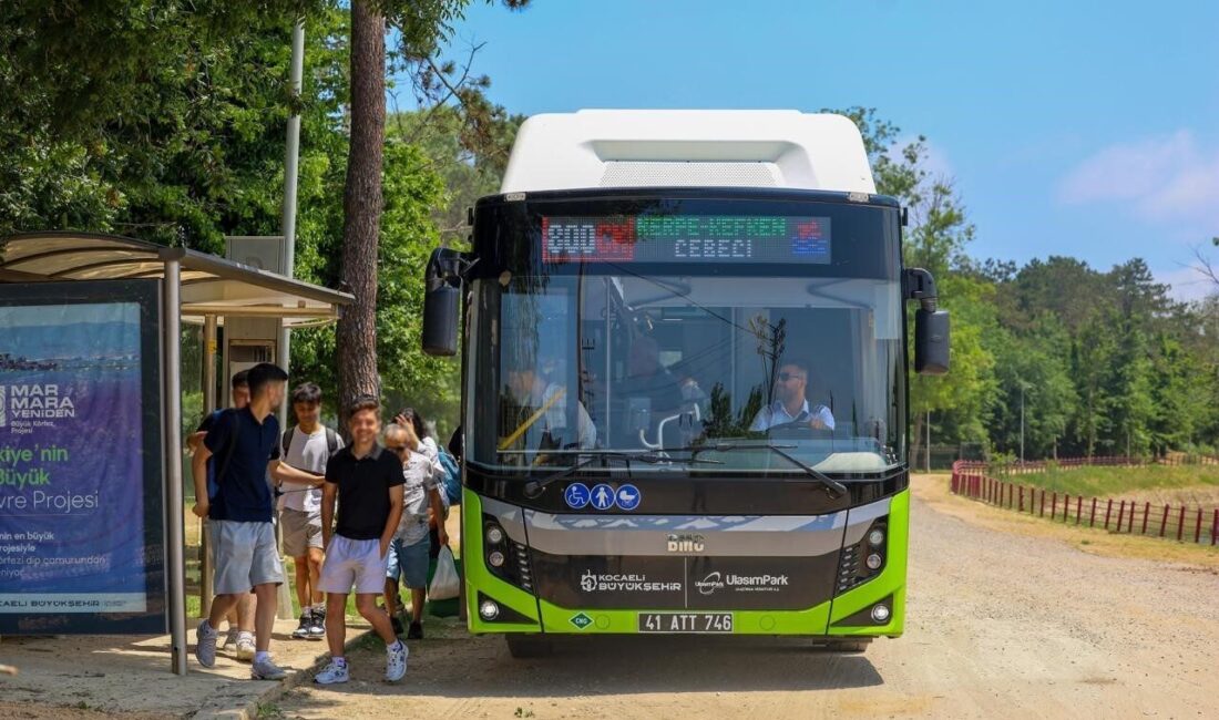 Kocaeli Büyükşehir Belediyesi’nin sahillere ulaşımı kolaylaştıran hattı 800CK, 1 ayda