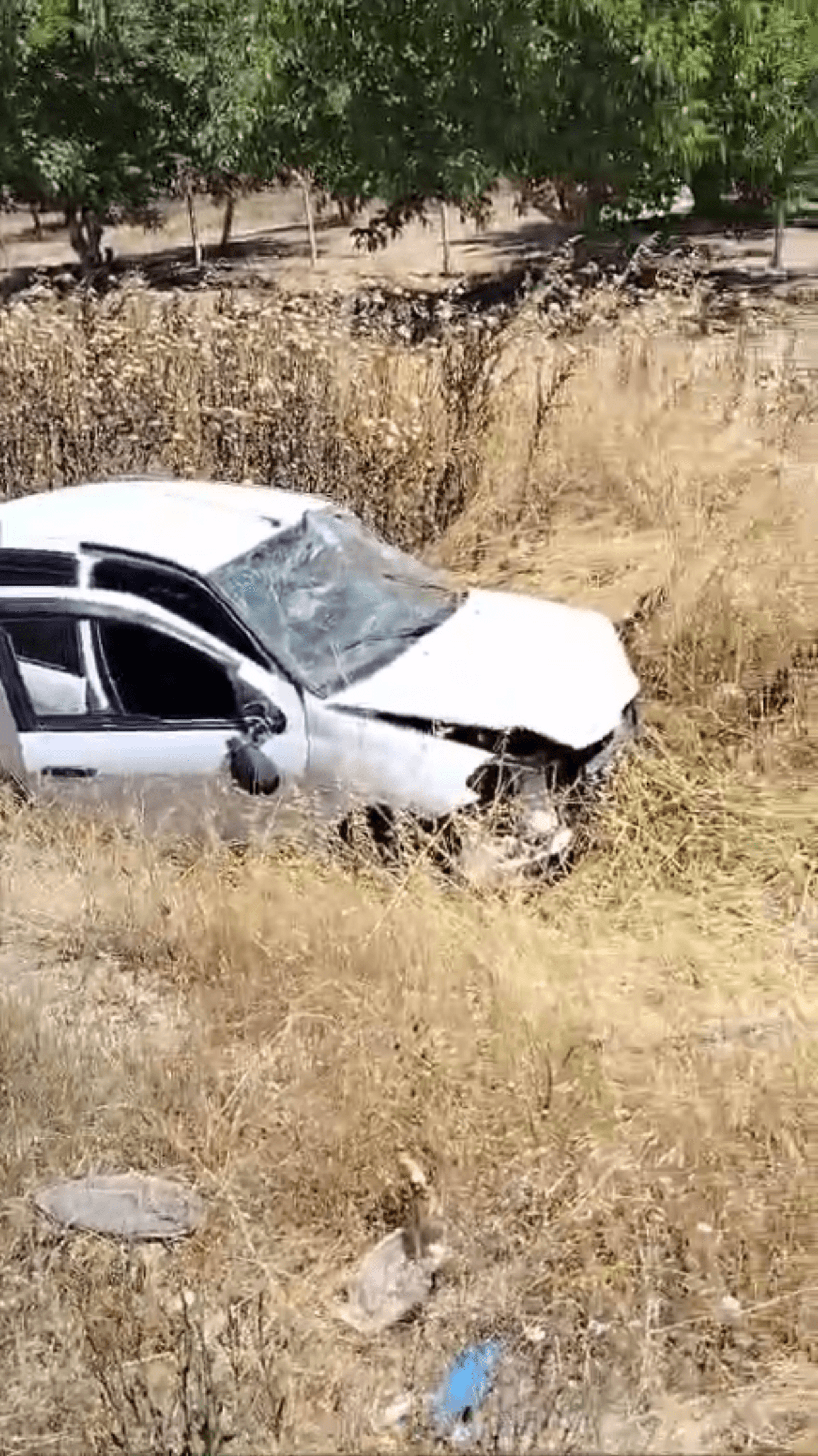 Bursa’nın Yenişehir ilçesinde meydana gelen trafik kazasında bir araç takla