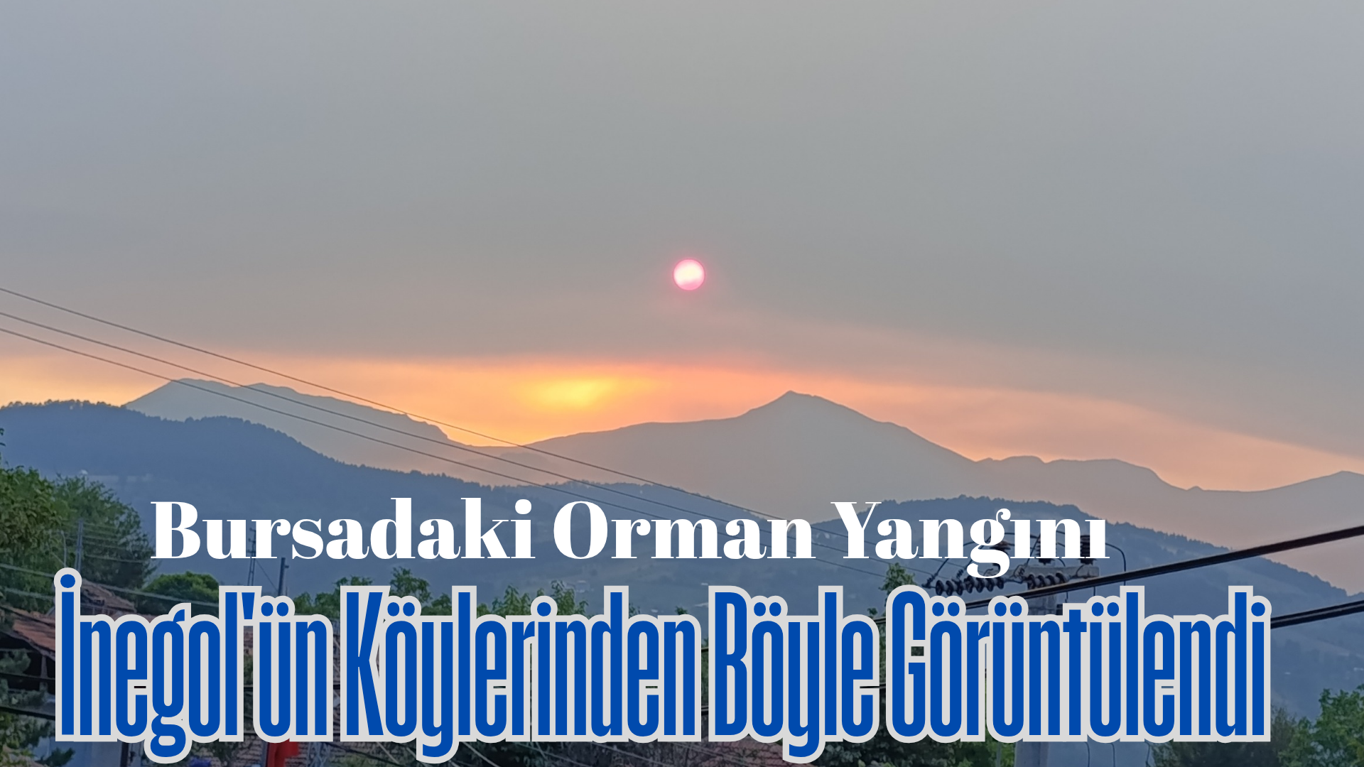 Orhaneli-Harmancık ilçeleri arasında çıkan orman yangına ekiplerin müdahalesi sürüyor. Geniş