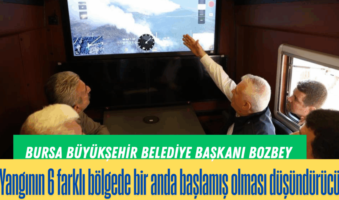 Bursa Büyükşehir Belediyesi Başkanı Mustafa Bozbey, Orhaneli-Harmancık ilçeleri arasında devam