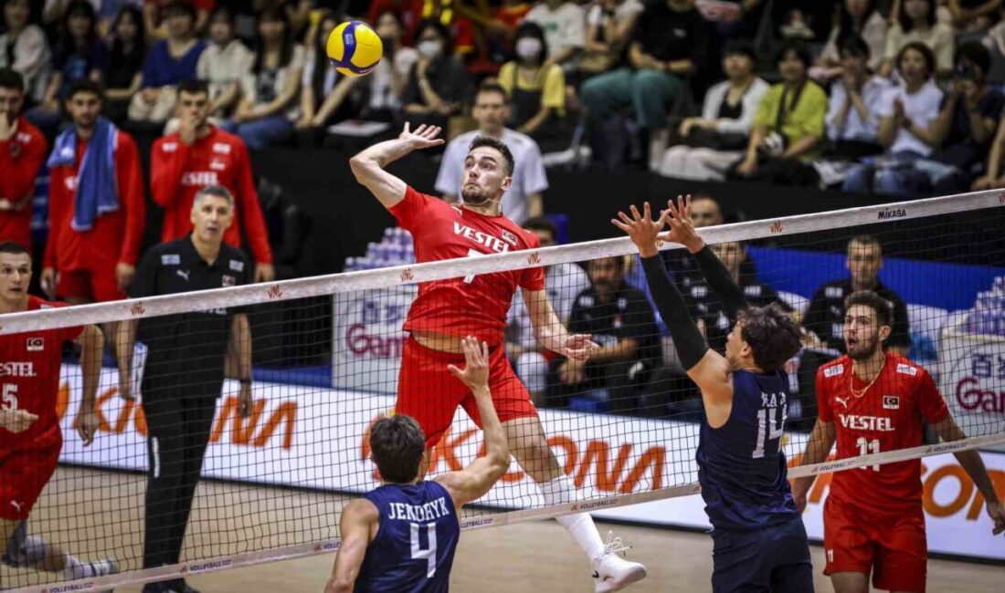 A Milli Erkek Voleybol Takımı, Japonya’nın Chiba şehrinde oynanan 2025