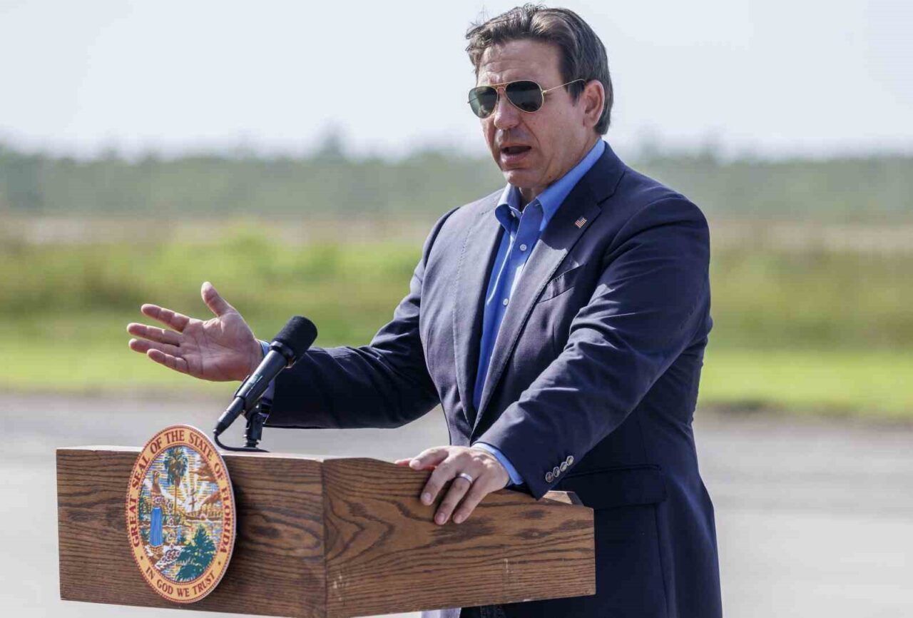 ABD’nin Florida eyaletinin Valisi Ron DeSantis, Everglades bölgesinde yer alan