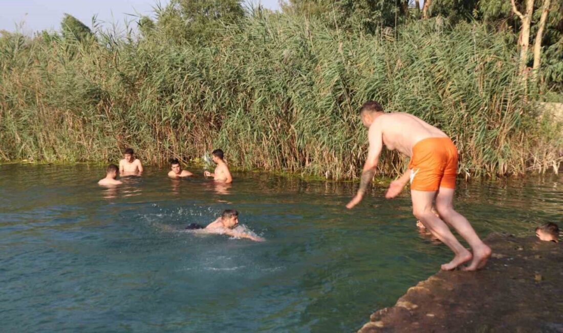 Adana’da Basra ve Afrika sıcaklarının etkisiyle termometreler rekor kırarken, Kozan’da