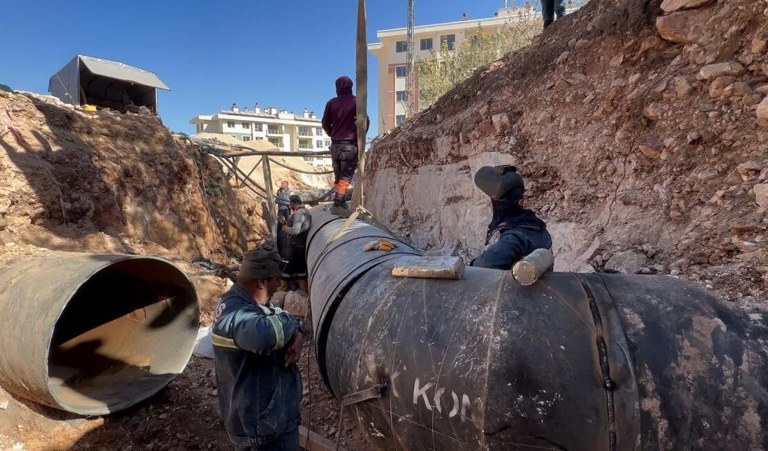 Adıyaman’da, özel bir firma tarafından yürütülen çalışmalar sırasında Gürlevik ana