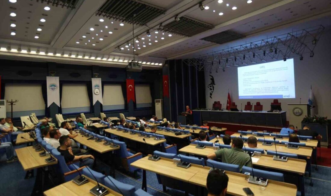 Kayseri Büyükşehir Belediyesi ev sahipliğinde AFAD tarafından büyükşehir belediyesi ve