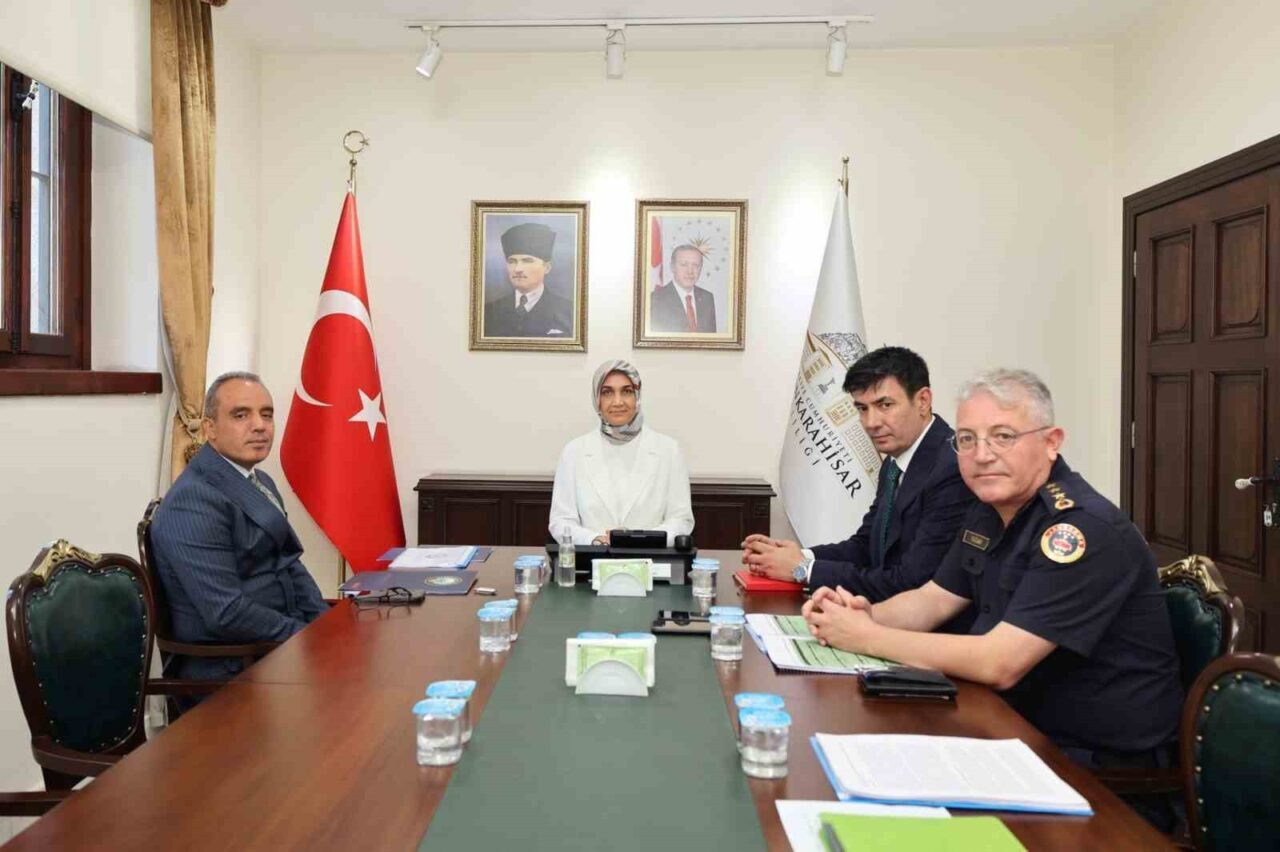 Afyonkarahisar Valisi Doç. Dr. Kübra Güran Yiğitbaşı’nın başkanlığında, il genelindeki