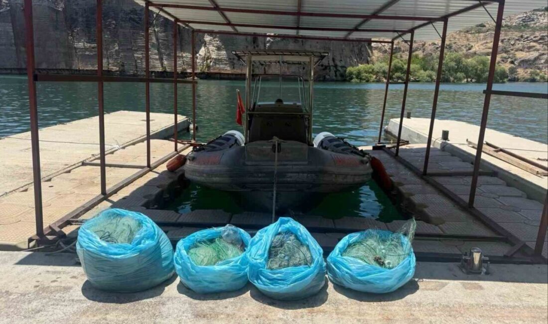 Gaziantep’te ağ ile avlanma yasağına uymayan şahıs, jandarma ekiplerince yakalandı.