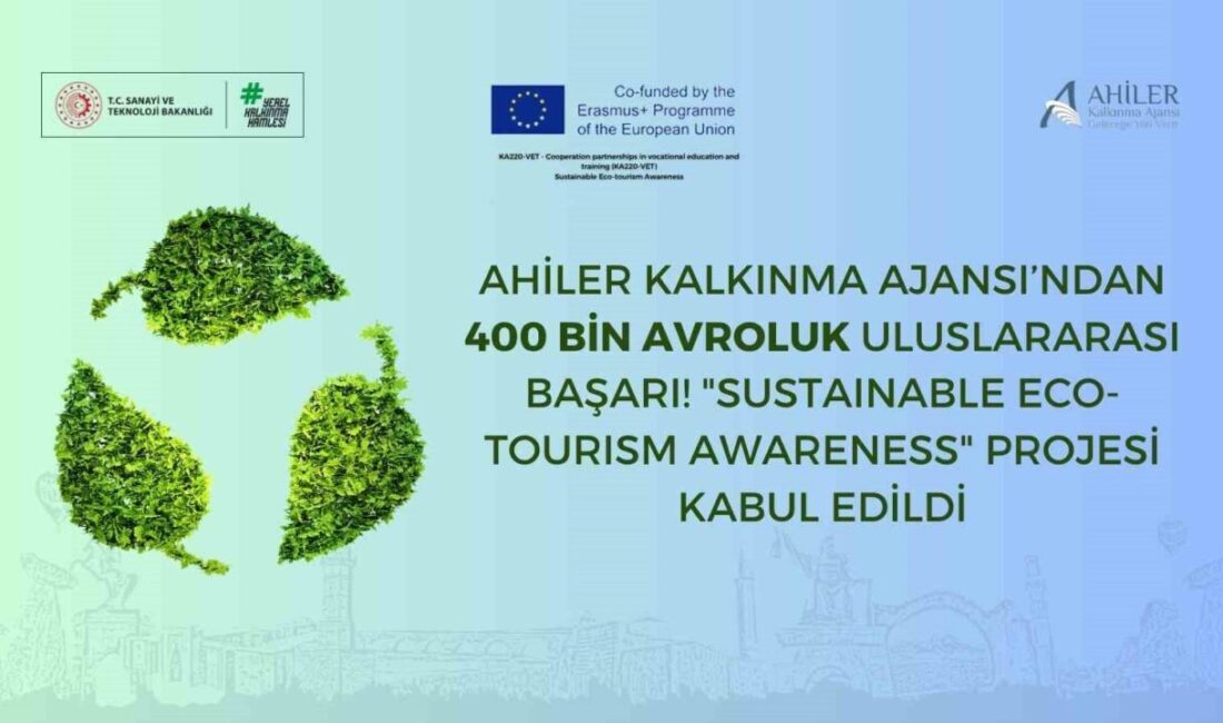 Ahiler Kalkınma Ajansı uluslararası başarı elde ederek, 400 bin Avroluk