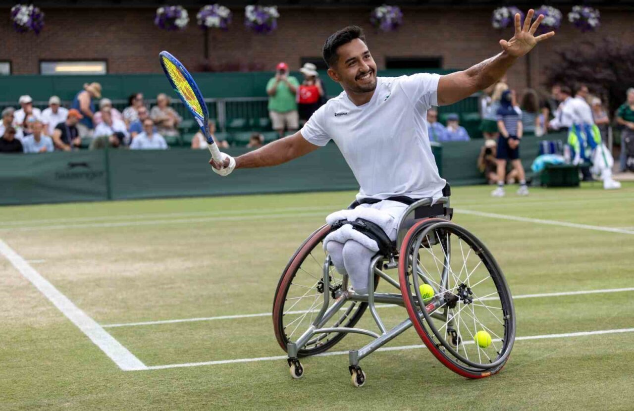Sezonun üçüncü Grand Slam turnuvası Wimbledon’da tekerlekli sandalye Quad kategorisinde