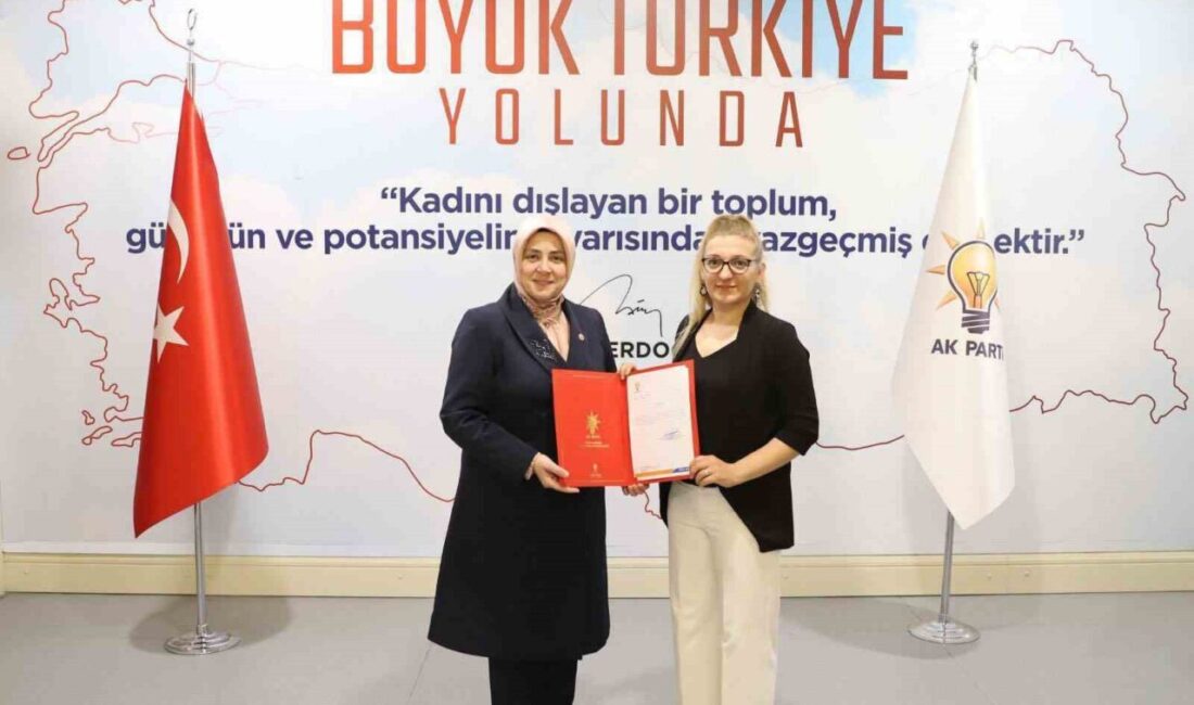AK Parti’de Bozüyük İlçe Kadın Kolları Başkanlığına Kısmet Sağlam atandı.