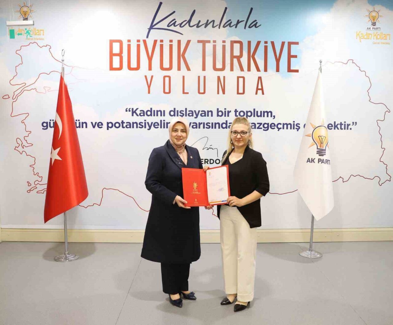 AK Parti’de Bozüyük İlçe Kadın Kolları Başkanlığına Kısmet Sağlam atandı.