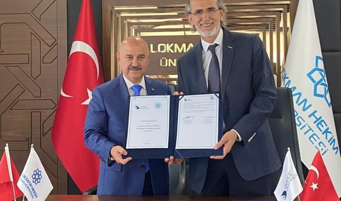 Düzce Üniversitesi, Lokman Hekim Üniversitesi’yle “Akademik ve Bilimsel İş Birliği
