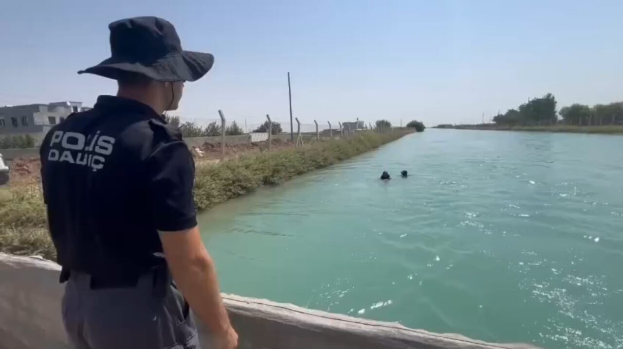 Şanlıurfa’da sulama kanalında giren şahıs akıntıya kapılarak kayboldu. Şahsı arama