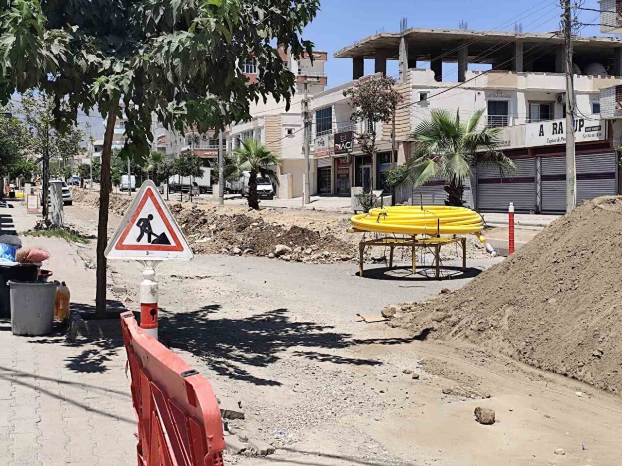 Şırnak’ın Silopi ilçesi Yenişehir Mahallesi’nde Akmercan Doğalgaz firması tarafından yapılan